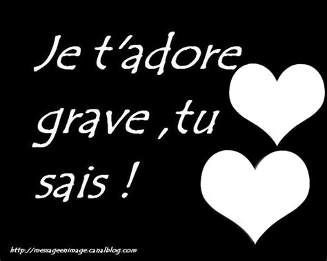 je t'adore in english.